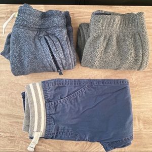 H&M , Children’s Place, Carter’s Boy’s 2T Joger Pants Bundle Gray, Blue